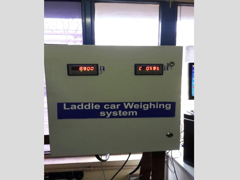 ladle car weighing system